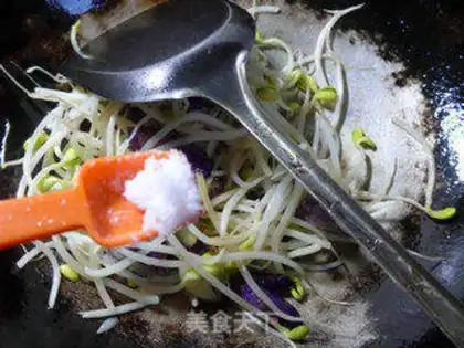 Make Cheese and soybean sprouts step 6
