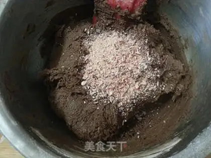 Make Chocolate cherry cookies step 9