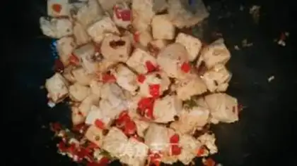Make Cracked pepper tofu step 3