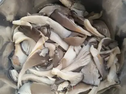 Make Low fried mushrooms step 1