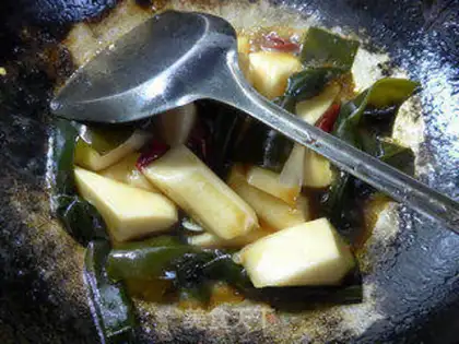 Make The seaweed is made of pastry step 9