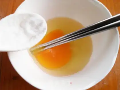Make ♪ Quake and egg ♪ step 2