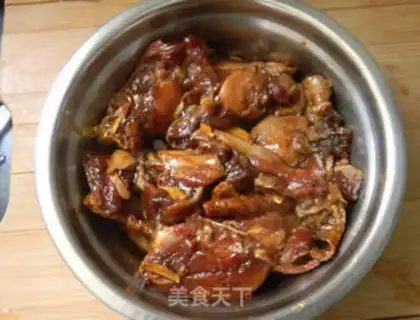Make Potato steamed chicken legs step 5