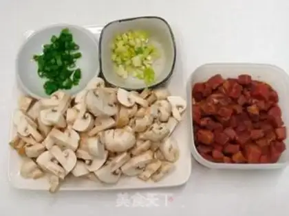Make Cream mushroom steak step 1