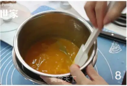 Make Mango jelly cheese step 3