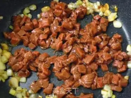 Make Peaches and rice step 3