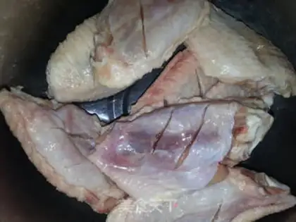 Make Curry wings step 0