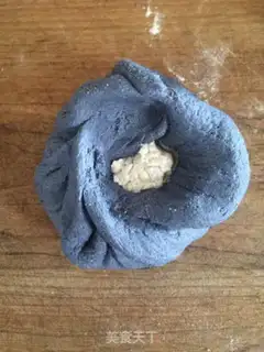 Make Double-coloured buns step 6