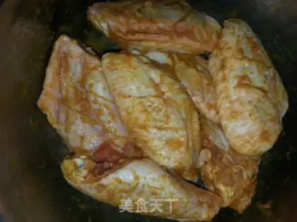 Make Curry wings step 2