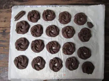 Make Vienna Coco Cookie step 9