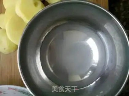Make Fried potato chips step 1