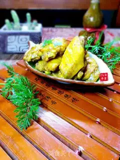 Make Curry wings step 7