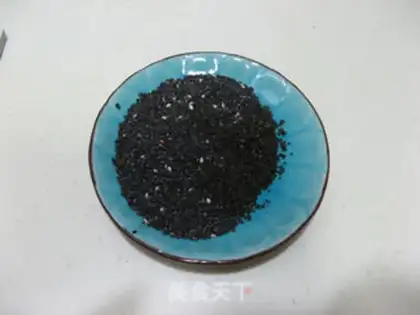 Make Black sesame toast step 2