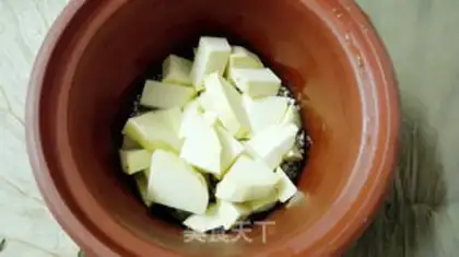 Make Potato rice congee step 2