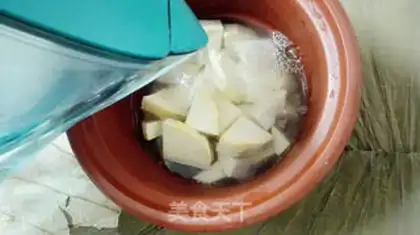 Make Potato rice congee step 3
