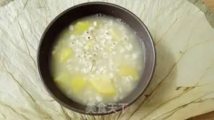 Make Potato rice congee step 5