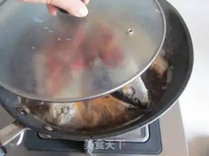 Make Eggplant bean petals step 4