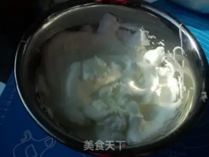 Make Orange cake roll step 5