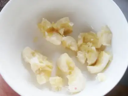 Make Banana egg stew step 1