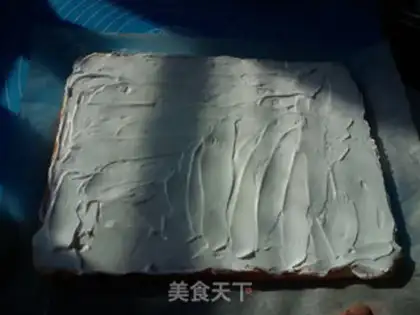Make Orange cake roll step 12