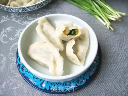 Make Shrimp pork dumplings step 12