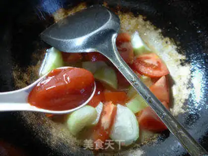 Make Tomatoes are cooking at night step 6