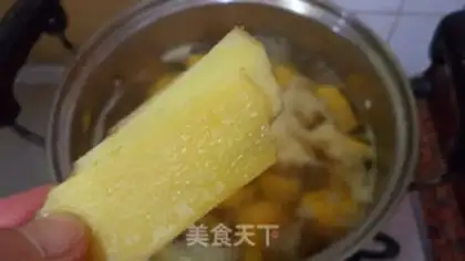 Make Ginger ale and sweet potatoes step 3