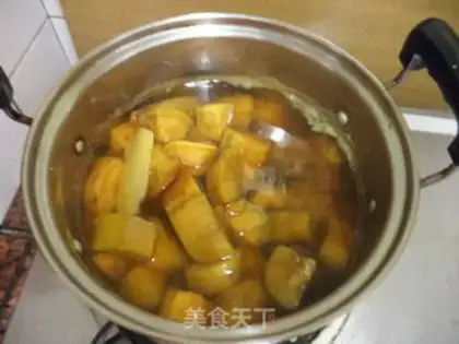 Make Ginger ale and sweet potatoes step 5