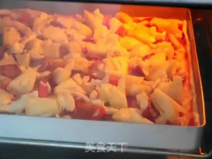Make Hawaiian Pizza step 10