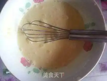 Make Peach omelet step 1