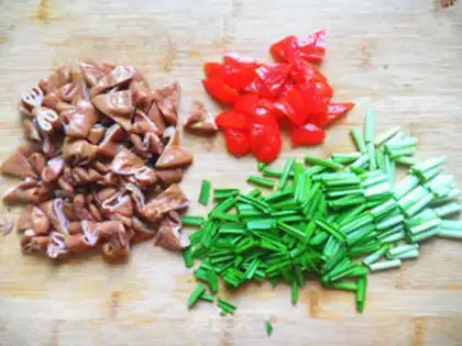 Make Garlic intestines step 1
