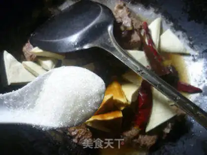 Make Tofu dry beef step 11