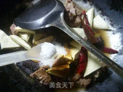 Make Tofu dry beef step 12
