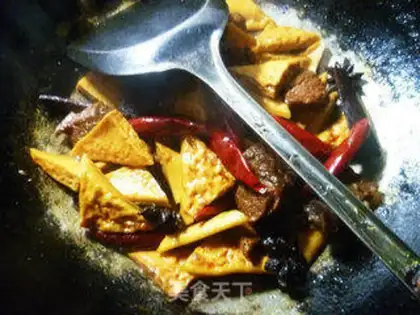 Make Tofu dry beef step 14