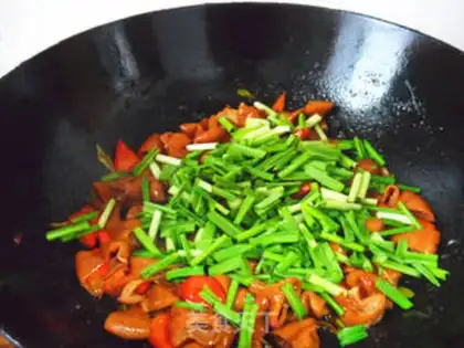 Make Garlic intestines step 6