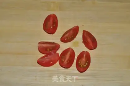 Make Oiled tomatoes step 1