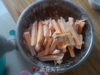 Make Cream fries step 1