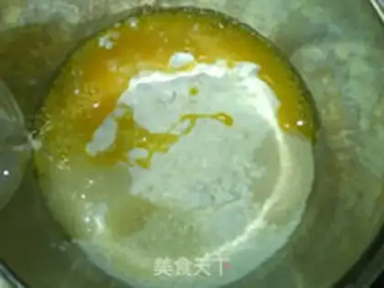Make Chinese souffle bread step 1
