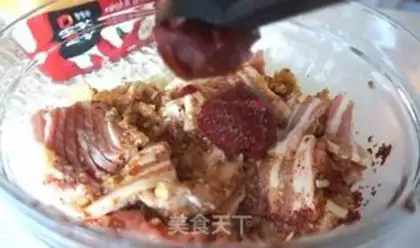 Make Korean roasted five flowers step 3