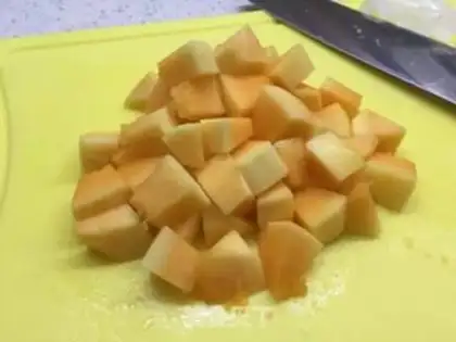 Make The papaya lilies step 5