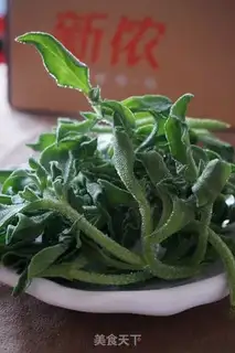 Make Cod with iced grass salad step 1