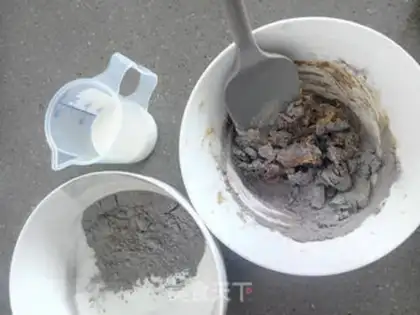 Make Chocolate marfin step 3
