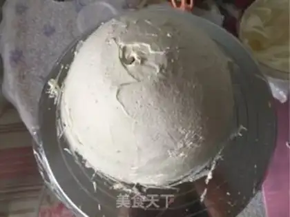 Make Barbie doll cake step 5