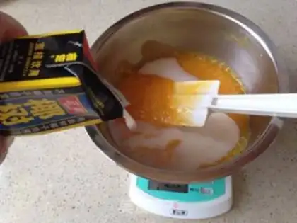 Make Coconut mango mousse step 11