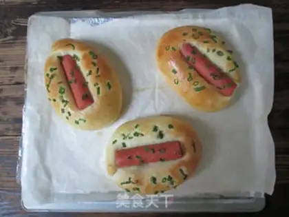 Make Onion ham bread step 15