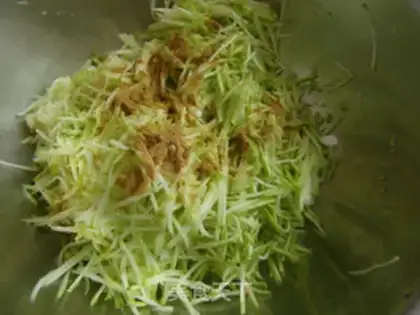 Make The veggies fell step 1