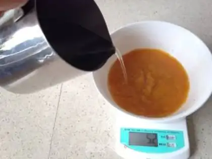 Make Coconut mango mousse step 20