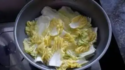 Make Pork cabbage buns step 7