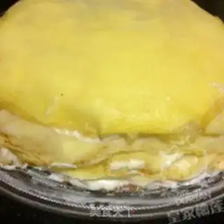 Make The durian cake step 6