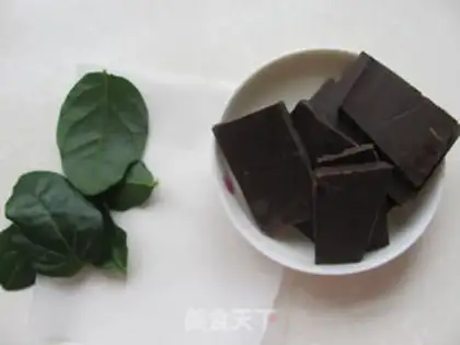 Make Chocolate leaves step 0